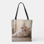 Herzförmiges Katzen-Design Tasche (Rückseite)