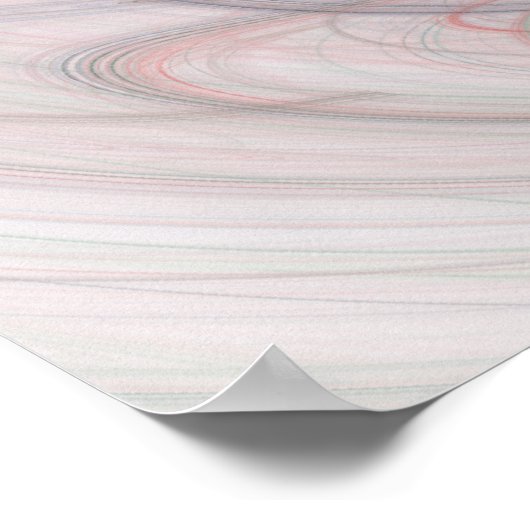 Herzförmiges Loch Poster (Ecke)