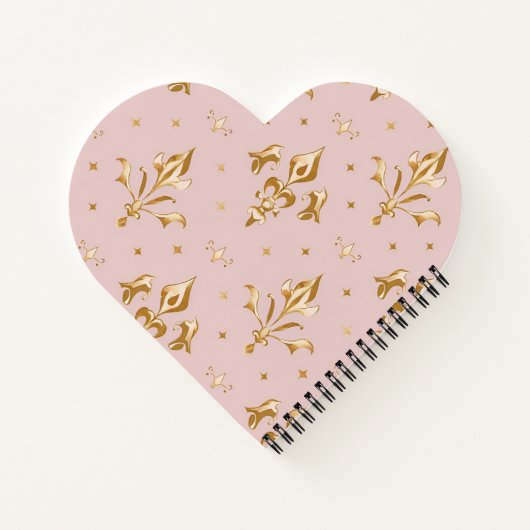 Herzförmiges Notebook Notizblock (Rückseite)