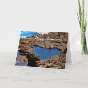 Herzförmiges Ozeantidenbecken, Maui, Jubiläum Karte