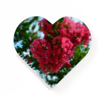 Herzförmiges Spiralnotizblock