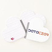 Herzförmiges Spiralnotizblock Notizblock (Innenseite)