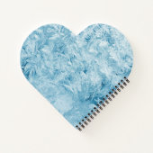 Herzförmiges Spiralnotizblock Notizblock (Rückseite)