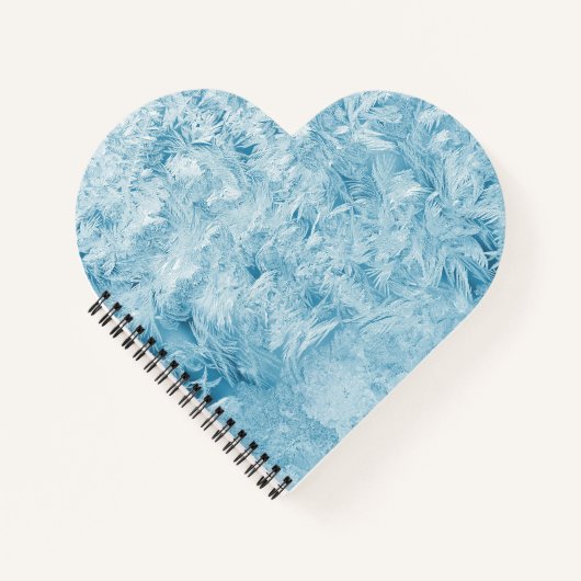 Herzförmiges Spiralnotizblock Notizblock (Vorderseite)