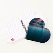 Herzförmiges Spiralnotizblock Notizblock (Innenseite)