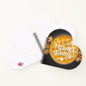 Herzförmiges Spiralnotizblock Notizblock (Innenseite)