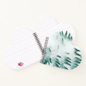 Herzförmiges Spiralnotizblock Notizblock (Innenseite)