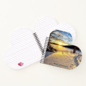 Herzförmiges Spiralnotizblock Notizblock (Innenseite)