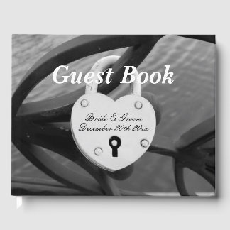 Herzförmiges Vorhängeschild Hochzeitstorbuch Gästebuch