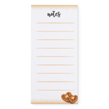 Herzförmiges Waffelgeschwächtes MagnetNotepad