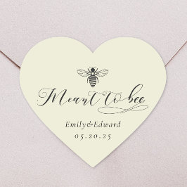 Herzförmiges weiches Gelb Herz-Aufkleber