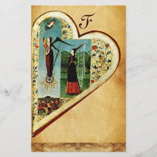 HERZFORTUNE UND LIEBE ALLEGORY Valentinstag Briefpapier