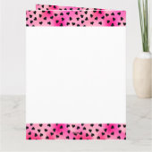 Herzfoto Collage Pink Liebe Jahrestag Karte (Rückseite)