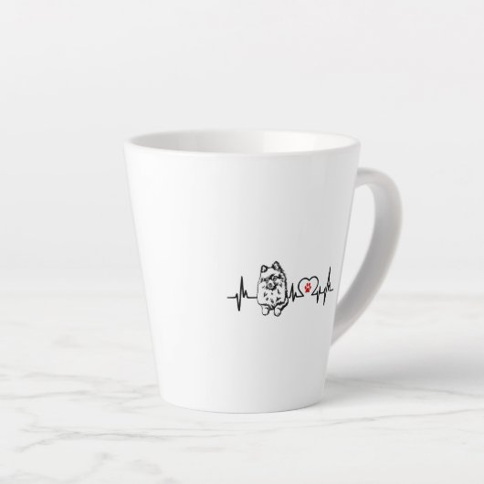 Herzfrequenz Spitz Milchtasse (Rechte Ecke)