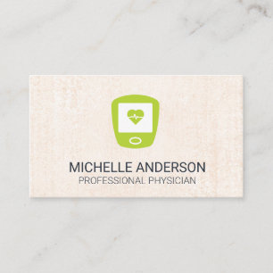 Herzfrequenzmonitor   Hintergrund Visitenkarte