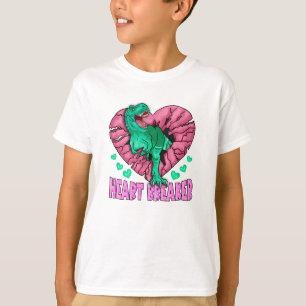 Herzfrühstück Funny Dinosaur Valentinstag T-Shirt