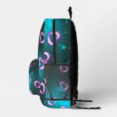 Herzgalaxie Bedruckter Rucksack (Rechts)