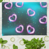 Herzgalaxie Geschirrtuch (Gefaltet)
