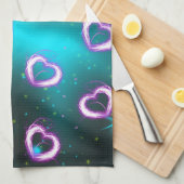 Herzgalaxie Geschirrtuch (Viertel Falte)