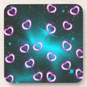 Herzgalaxie Getränkeuntersetzer