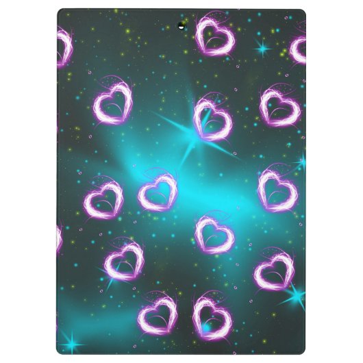 Herzgalaxie Klemmbrett (Rückseite)