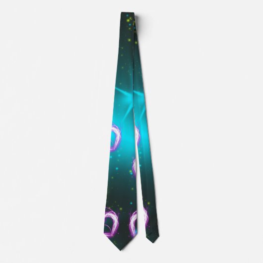 Herzgalaxie Krawatte (Vorderseite)