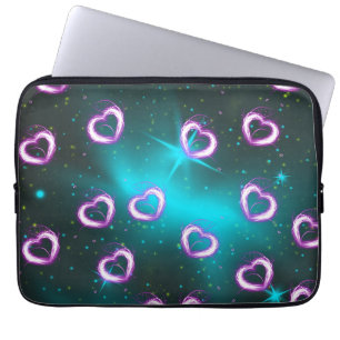 Herzgalaxie Laptopschutzhülle