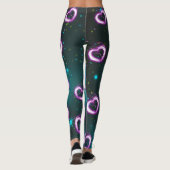 Herzgalaxie Leggings (Rückseite)