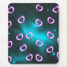 Herzgalaxie Mousepad