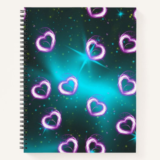 Herzgalaxie Notizblock (Vorderseite)
