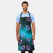 Herzgalaxie Schürze (Getragen)