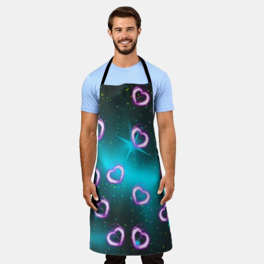 Herzgalaxie Schürze (Getragen)