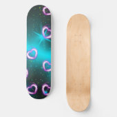 Herzgalaxie Skateboard (Vorderseite)