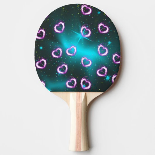 Herzgalaxie Tischtennis Schläger (Vorderseite)