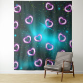 Herzgalaxie Wandteppich (Beispiel)