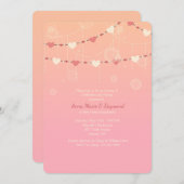 Herzgarland Einladung (Vorne/Hinten)