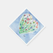 Herzgarten - KinderKunst für das CHOC Serviette (Ecke)