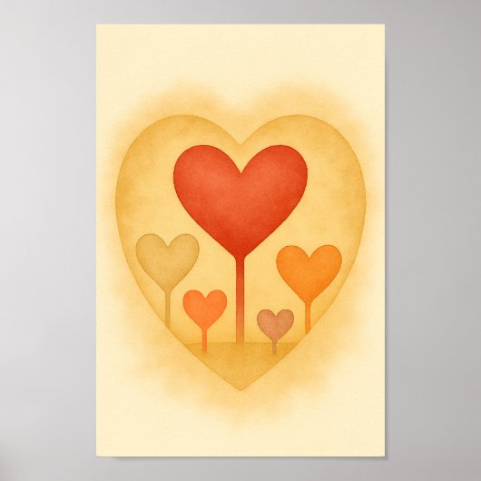 Herzgarten Poster (Vorne)