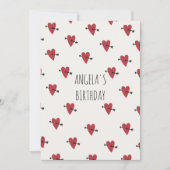 Herzgeburt Einladung (Vorderseite)