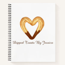 Herzgeformter Churro in Schokolade getaucht