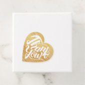 Herzgeformter Dank in 8 Sprachen Kalligraphie Geschenkanhänger (Beispiel)