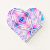 Herzgeformtes Gymnastik SpiralNotebook Notizblock (Rückseite)