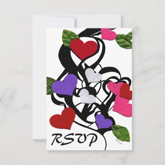 Herzgefühl UAWG RSVP Karte (Vorderseite)