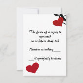 Herzgefühl UAWG RSVP Karte (Rückseite)