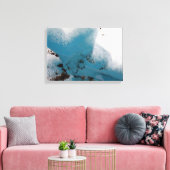 Herzgefüllter Gletscher Leinwanddruck (Insitu (Wohnzimmer))