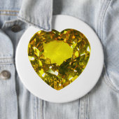 Herzgelber Edelstein Button (Beispiel)