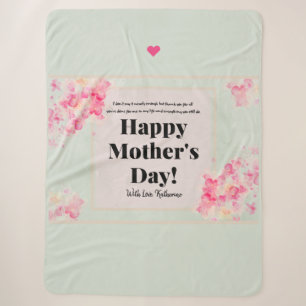 Herzgeschenk zum Muttertag für Mama von der Tochte Sherpadecke