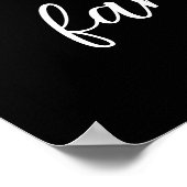 Herzgestalterisches Collage Happy ist eine Familie Poster (Ecke)