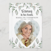 Herzgestalterisches Foto Wasserfarbene Grüne Geden Programm (Vorne/Hinten)