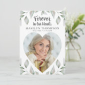 Herzgestalterisches Foto Wasserfarbene Grüne Geden Programm (Stehend Vorderseite)